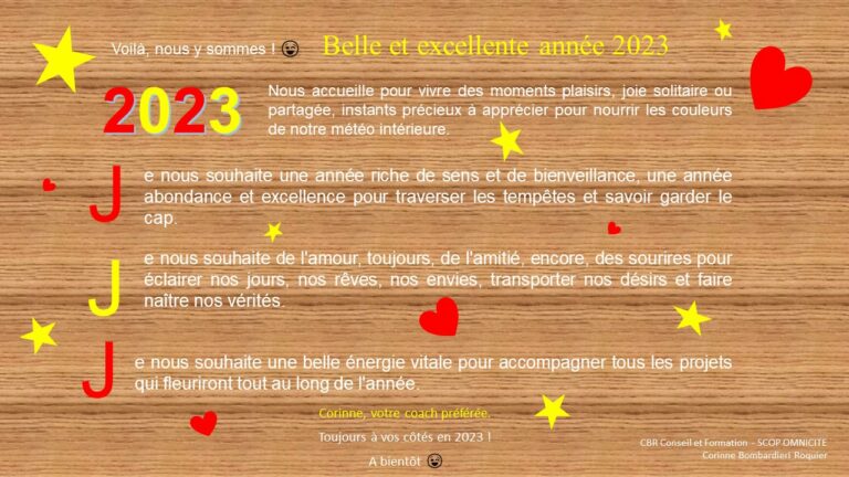 Excellente Année 2023 !